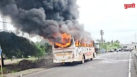 Dhule Shivshahi Bus Fire