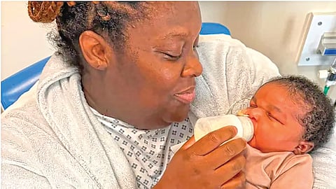Baby Born Weighing 6.4 kg |
