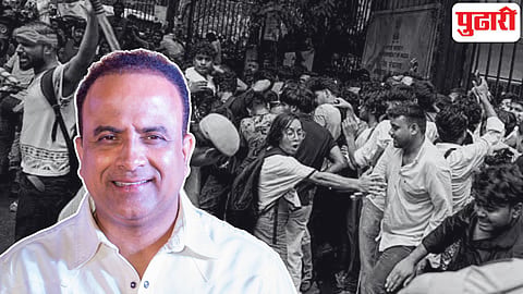 Samir Choughule on CJP Protest