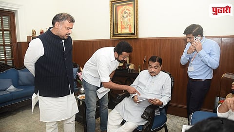 MLA Suhas Babar Meet Nitin Gadkari