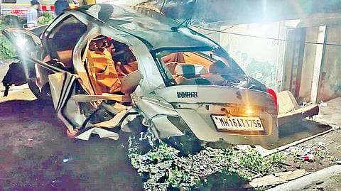 Satara Accident: भरधाव कार अपघातात तीन ठार	
