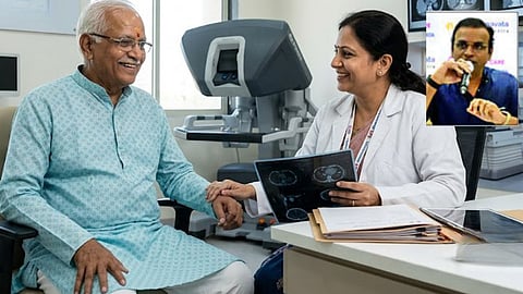 Robotic Surgery for Dual Cancer 