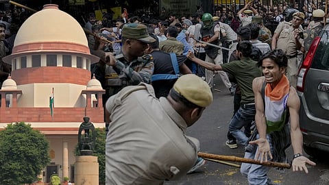 Supreme Court on CJP protest 