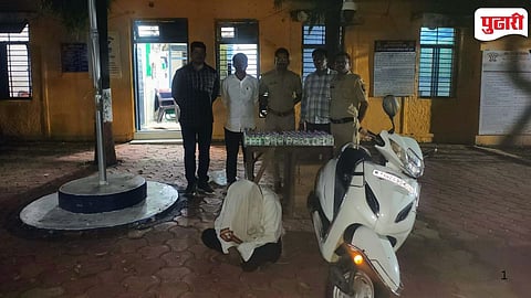 Beed  Tatborgaon Illegal Liquor Raid