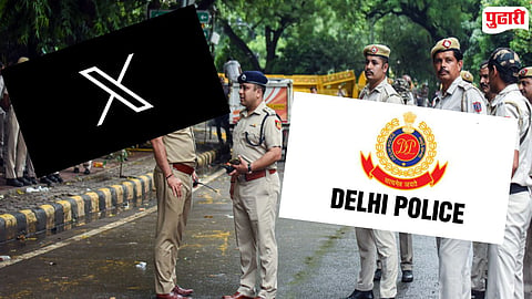Delhi Police X notice 