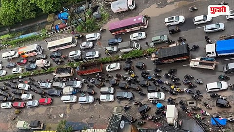 Kalyan Shil Road Traffic Jam