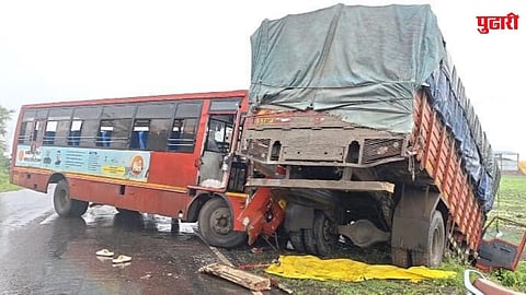 ST Bus Truck Collision