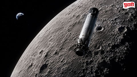 SpaceX Rocket Crash Moon