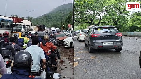 Kalyan Phata Mahape Road Potholes