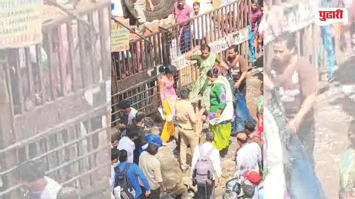 तृतीयपंथीयांच्या दोन टोळक्यांत तुंबळ हाणामारी; कल्याण रेल्वे स्टेशन परिसरातील घटना, व्हिडिओ व्हायरल
