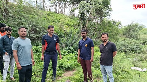Youth Jumps In Purna River
