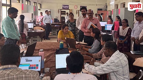Chandrapur District Collector Review Meeting