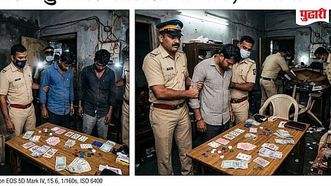 Police Gambling  Raid