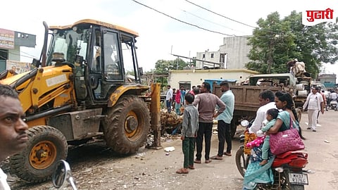 Washim Municipal Council  Encroachment Removal  