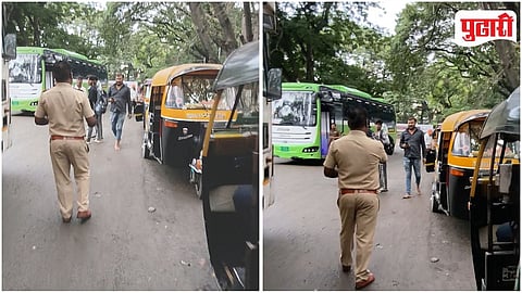 Swargate ST Stand Rickshaw Encroachment