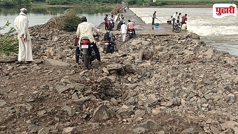 Pandharpur Patwardhan Kuroli Bund Washed Away