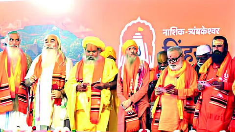 CM backs sadhus' financial demands