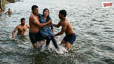 Swimmers Save Woman,