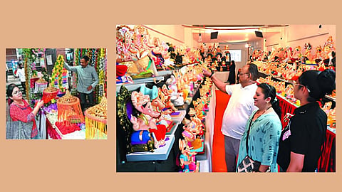 Ganeshotsav decoration material and idol prices rise
