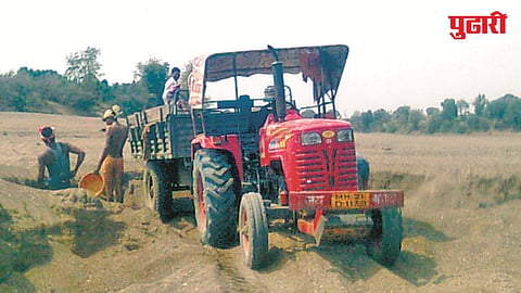 illegal sand mining