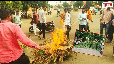Parbhani Manwat Highway Blockade