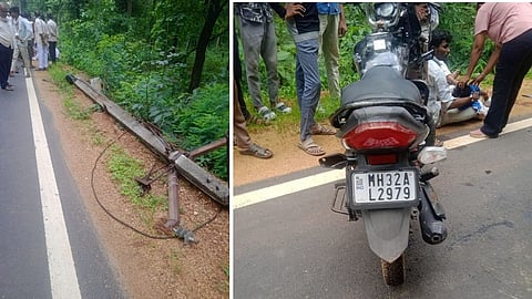  Sonapur Sarangad Road  Bike Accident 