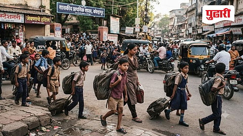 Kolhapur news: एक गणवेशाचा गोंधळ, दप्तराचे ओझे कायम!
