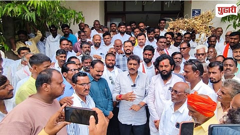  Dry Drought Declaration Himayatnagar Tehsil Morcha