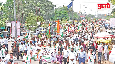 Umarga farmers protest