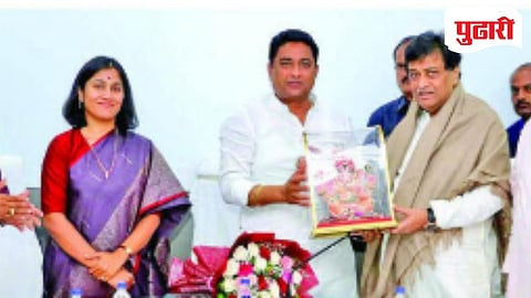 Ashok Chavan bank visit