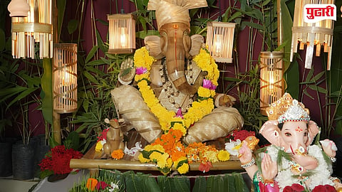 ECO Friendly Bamboo Ganesha Idol