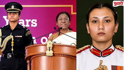 Major Navya Shekhawat : राष्ट्रपती मुर्मूंसोबत सावलीसारख्या राहणाऱ्या मेजर नव्या शेखावत कोण आहेत? अवघ्या ५ वर्षांत रचला इतिहास