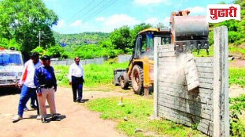 Sambhajinagar illegal plotting