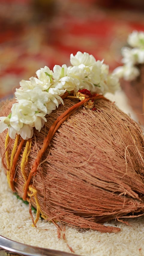 Coconut Used in Puja