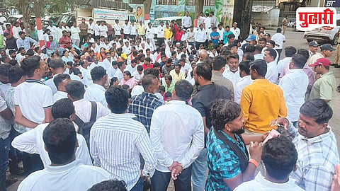 Ujani Fishermen Protest