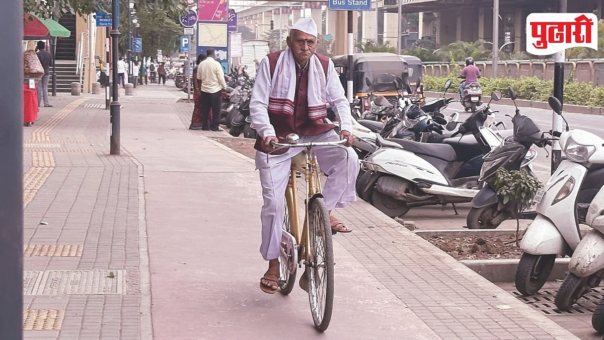 ८४ वर्षीय अशोक बेलापूरकर रोज १०० किमी सायकल चालवतात