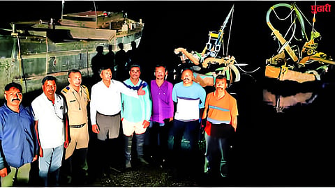 Illegal sand mining