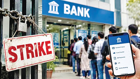 Bank Employees Strike