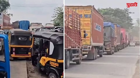 Bhiwandi Wada Road Traffic Congestion