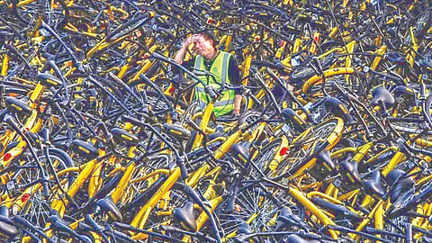 China Bicycle Graveyard |