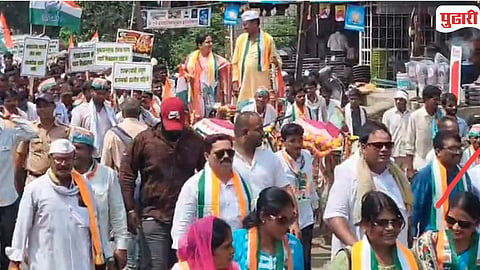 Rajura Congress Jan Aakrosh
