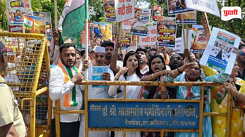 Raigad SIR Protest