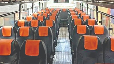 Jijau Bus Seating Arrangement