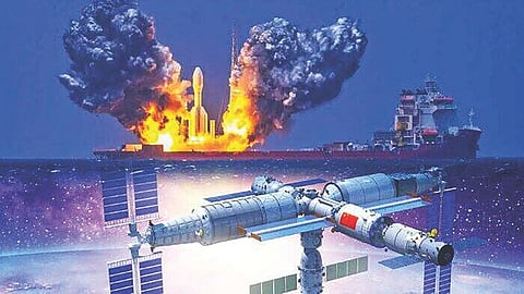 Space War : चीनने अंतराळातच उपग्रहात यशस्वीरीत्या इंधन भरले ? 