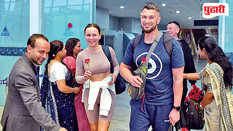 First Russian Charter Flight 
