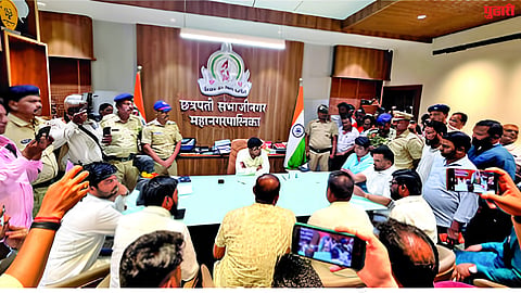 Sambhajinagar News : दालन वाटपावरून मनपात पुन्हा राजकीय धुरळा