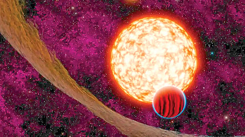 Planet Orbiting Backward |