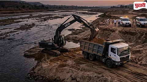 River Illegal Sand Mining 