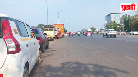 Pune Nagar Road Traffic Jam