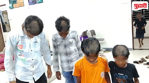 Chandrapur News  शिस्तीच्या नावाखाली विद्यार्थ्यांचे अर्धे टक्कल! चंद्रपूर जिल्ह्यातील आदिवासी आश्रमशाळेतील संतापजनक प्रकार!